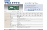 SOM-5992 COM Express R3.0 Type 7 Module Intel Xeon ...advdownload.advantech.com/productfile/PIS/SOM-5992/Product... · SOM-5992 COM Express R3.0 Type 7 Module ®Intel Xeon® Processor
