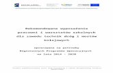 Rekomendowane wyposażeniewyposazenie.koweziu.edu.pl/technik_drog_i_mostow... · Web viewtechniczne materiałów budowlanych, normy dotyczące produkcji, doboru i badań materiałów