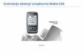 Instrukcja obsługi urządzenia Nokia E66download-fds.webapps.microsoft.com/supportFiles/phones/.../Wydanie 5 PL Spis tre ści Bezpieczeństwo.....7 Kilka słów o urządzeniu.....7