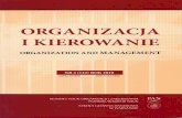 ORGANIZACJA IKIEROWANIE - Kolegiakolegia.sgh.waw.pl/pl/KZiF/czasopisma/oik/numery/Documents/2010_N… · 2 M.J. Hatch, The Dynamics of Organizational Culture, ... 3 M.J. Hatch, The