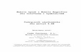 Mobile Speak i Mobile Magnifier - pliki.altix.plpliki.altix.pl/Instrukcje/MobileSpeak/Podręcznik użytkown…  · Web viewWifi, bluetooth, 3G, tryb Offline, ... Dotyk. Dodano nową
