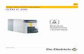 GTU C 220 - De Dietrich | Technika Grzewczadedietrich.pl/wp-content/uploads/2016/09/GTU-C220...3 16/10/2012 - 300027703-001-02 GTU C 220 Spis treści 1 Wprowadzenie 4 1.1 Używane
