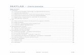 Matlab - ćwiczeniaslawek.zut.edu.pl/fileadmin/2012-2013/slawek - Matlab - ćwiczenia... · Współpraca funkcji textscan z funkcją reshape i czytanie napisów ujętych w cudzysłowy