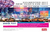 SYLWESTER 2017 NEW YEAR’S EVE 2017 - Park Inn · SYLWESTER 2017 NEW YEAR’S EVE 2017 ... Welcome New Year in big city life style of New York City. ... Philadelphia cheesesteak,