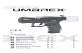 C.P - umarex.de · Manuale d´istruzioni 46 - 56 ... guard. • Only use the ... Use only 4.5 mm (.177) cal. pellets with a maximum length of 6.5 mm.