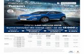 Cennik modelu Rocznik 2018 Tucson - Hyundai.pl · Cennik podstawowy SILNIK / WERSJA CLASSIC COMFORT STYLE PLUS PREMIUM SILNIKI BENZYNOWE 1.6 GDi 6MT 2WD (132 KM) 86 …