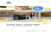 bizhub C552 C652 Brochure PL - KONICA MINOLTA Poland ·  · 2012-10-12Bizhub C552 i bizhub C652 wyróżniają się rozbudowaną funkcjonalnością komunikacyjną – niezależnie