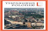 Thesaurus Poloniae - ARRS · Thesaurus Poloniae to trzymiesięczny program stypendialny Ministra Kultury i Dziedzictwa Narodowego Rzeczypospolitej Polskiej, realizowany przez