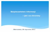 System Zarządzania Bezpieczeństwem Informacji w …backupstorage.pl/pdf/Bezpieczenstwo-2017-Szumer.pdf · Bezpieczeństwo informacji Bezpieczeństwo –stan, proces Szacowanie ryzyka