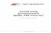 Spółki „PKP Intercity” i taryfy/RPO IC od... · Ceny biletów odcinkowych miesięcznych imiennych - pociągi TLK, IC, klasa 2 i 1 3 . Ceny biletów jednorazowych - pociągi