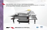 Inwestpol-Consulting Poland działa w branży urządzeń dla ... wyroby ze stali.pdf · podet bridge przenoŚnik taŚmowy transportor cu banda conveyor belt. podajnik wysokoŚciowy