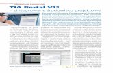 prezentacje produktów TIA Portal V11 - Automatyka · TIA Portal V11 – zintegrowane środowisko projektowe Widok edytora HMI oraz PLC w TIA Portal Rys. 1. kwiecień 2012 43 raport
