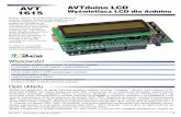 AVT AVTduino LCD 1615 Wyœwietlacz LCD dla Arduino · Modu³ jest do³¹czany do p³ytki bazowej projektu Arduino tworz¹c „kanapkê”. Oprócz wyœwietlacza LCD, przycisku RESET