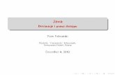 Java - Deklaracje i prawa dostepu - Strona domowa (i nie …fulmanski.pl/zajecia/java/zajecia/pl/Java_wyklad_1.pdfJava krótka charakterystyka Mo»na powiedzie¢, i» ka»dy program