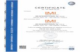 CERTYFIKAT TSP-3834-182.00 PL, EN, DE - imi … · Certificate of welding processes according to PN-EN ISO 3834-22007 ... ISO 15609-1, ISO 15614-1, ISO 13916, ISO 17635, ISO 17662,