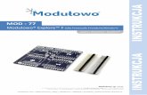 MOD - 77modulowo.com/wp-content/uploads/2015/12/Instrukcja-MOD-77.pdf · Modułowo sp. z o.o. ul. Mokotowska 1, 00-640 Warszawa, Poland, info@modulowo.com, tel.: +48 530 919 264 VAT