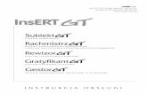 Spis treści - ZSOiO w Pruszczu Gdańskim · 6 WSTĘP Oddajemy w Państwa ręce instrukcję obsługi do kompletnego systemu InsERT GT, który jest w pełni zintegrowanym pakietem