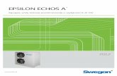 EPSILON ECHOS A - swegon.com and heat pumps/_pl... ·  2012 EPSILON ECHOS A TM Agregaty wody lodowej powietrze/woda o wydajności 6-41 kW