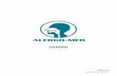CENNIK - alergo-med.com · CENNIK Wizyta u lekarza specjalisty 110 Wizyta recepturowa 10-40 Spirometria z opisem 40 Spirometria z próbą rozkurczową 50 Testy skórne: alergeny pokarmowe