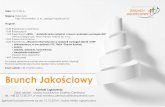 Zaproszenie brunch elektroniczna - teamprevent.pl · 11:00 Prezentacja „QSB+ doświadczenia związane z nowym wydaniem wymagań GM ...