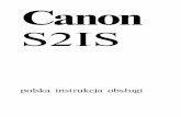 Canon - mmj.plwill/canon_s2is_pl+(new).pdf · Używaj tylko oryginalnych akcesoriów marki Canon Ten cyfrowy aparat fotograficzny działa optymalnie, gdy jest używany z oryginalnymi