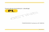 Instrukcja instalacji i obsługi PL instrukcja.pdf · PENTAGRAM Cerberus [P 6805] Ważne informacje Środki ostrożności • Unikaj używania oraz przechowywania urządzenia w miejscach