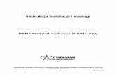 Instrukcja instalacji i obsługi - e-alarmy.pl · Instrukcja instalacji i obsługi PENTAGRAM Cerberus P 6311-07A Najnowsze wersje instrukcji, sterowników i oprogramowania dostępne