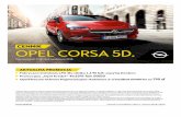CENNIK OPEL CORSA 5D. · Cennik – Opel Corsa 5-drzwiowy Rok produkcji 2018, rok modelowy 2018 Ceny katalogowe Essentia Enjoy Color Edition Cosmo 1.2 …