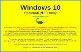 Windows 10 Poradnik PDF+filmy - dladino.pl · Windows 10 Poradnik PDF+filmy dla dinozaurów Polecamy tym, którzy już jakoś sobie z komputerem radzili, ale napotkali trudności