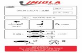 DACIA LOGAN COMBI - Carpratik · A B C C E F Pkt. 1 Pkt. 2 Pkt. 2 Pkt. 1 D D G/003 Marka od 2007 - > Dacia Logan combi 96-111 Kowiesy, Chojnata 23 A tel. +48 46 831 73 31