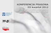 Prezentacja programu PowerPoint - bydgoszcz.pte.pl KG III 2012-08-07.pdf · -10,6 -3,3 -7,3 -0,8 -22,2 -25-20-15-10-5 0 zatrudnienie 2000 pracowników