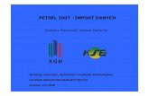 PETREL 2007 –IMPORT DANYCH - geol.agh.edu.plpapiern/www/Petrel-import.pdf · otworów ( Otwory-well_head) Import file-Well heads (*.*) Okno importu nagłówków otworów ... Plik