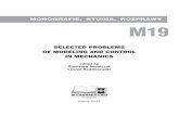 SELECTED PROBLEMS OF MODELING AND CONTROL IN MECHANICSbc.tu.kielce.pl/10/1/Monografia-19.pdf · 7 Introduction This monograph, dealing with Selected problems of modeling and control