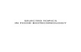 topics in food biotechnology... · 15/1/2008 · Liszewski M., Zembold-Guła A., Kozłowska K.,Szwed Ł.) ... The experimental material was grain of spring brewing barley ‘Mauritia’