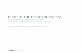 ESET FILE SECURITY · ESET FILE SECURITY DLA MICROSOFT WINDOWS SERVER Instrukcja instalacji i podręcznik użytkownika Microsoft® Windows® Server 2008 / 2008 R2 / 2012 / 2012 R2