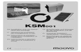 KSM - MOOVO : Automatismes de portail et accessoiresmoovo.portail-automatique.fr/documentation/Moovo_alim_solaire_KSM... · Ce système exploite exclusivement l’énergie solaire