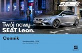 SEAT Leon cennik 2018 03-5D+ST 25 · Twój nowy SEAT Leon. SPRAWDŹ INNE FORMY FINANSOWANIA NA  SEAT FINANCIAL SERVICES : Podane …