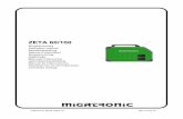 ZETA 60/100 - Migatronic - Welding Machines and … · F – TABLE DES MATIERES - Programme de la machine / Définition de la découpe au plasma ... Programa de máquina / ¿Qué