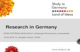 Research in Germany · Theodor W. Hänsch, 2005; ... Frankfurt a.M. Munich Poland Czech Republic Austria Sweden ...  • Social, ...