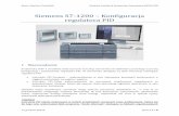 Siemens S7-1200 – Konfiguracja regulatora PID · Autor: Bartosz Puchalski Katedra Inżynierii Systemów Sterowania [WEiA PG] 12 grudnia 20123 Strona 1 z 8 Siemens S7-1200 – Konfiguracja