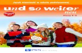 Język niemiecki w szkole podstawowej - …files.wszpwn.com.pl/www/broszury/broszura_und_so... · hobby, formy sp´dzania wolnego czasu, gry i zabawy. Zagadnienia gramatyczne: koniugacja