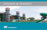 POWER & ENERGY - Techint Engineering and … · PESQUERÍA POWER PLANT PUNTA NEGRA HYDROELECTRIC POWER PLANT SCANDALE 800 MW COMBINED CYCLE POWER PLANT ATUCHA II NUCLEAR POWER PLANT