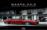 MAZDA CX-3 · Pragnęliśmy stworzyć naszego najnowszego Crossovera w niezrównanym stylu, który od razu wyróżni się z tłumu. W typowy dla Mazdy sposób, nowoczesny kształt