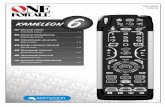ZAPPER kameleon 6 - oneforall.co.uk · kameleon 6 ZAPPER kameleon 6 Guarantee UK UNIVERSAL ELECTRONICS INC./ONE FOR ALL warrants to the original purchaser that this product will be