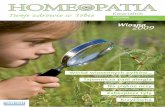 HOMEOPATIA - boiron.pl · Kwartalnik 5(13)2009 Magazyn bezpłatny oferowany w Twojej aptece HOMEOPATIA Wiosna 2009 Krzyżówka Na piękne oczy Uroda – pielęgnacja i zabiegi