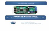 MOBOT-MBv2-AVR · rodziny AVR daje programiście spore możliwości dzięki dużej liczbie układów peryferyjnych. Procesor można zaprogramować za pomocą umieszczonego na płycie
