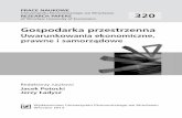 Gospodarka przestrzenna - dbc.wroc.pl · 6 Spis treści Magdalena Wiśniewska: Współpraca międzysektorowa na rzecz dynamiza-cji procesów innowacyjnych ...