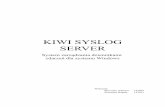 KIWI SYSLOG SERVER - Artur Sierszeńbzyczek.kis.p.lodz.pl/pliki/pask/pask_lab_06_kiwi_syslog.pdf · 1.Wprowadzenie Program Kiwi Syslog Server stanowi narzędzie do zarządzania logami