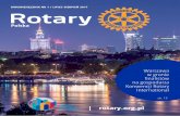 Polska - rotary.org.pl · 2 | rotary.org.pl Tradycyjnie już, 1 lipca rozpoczynamy kolejny rok rotariański. Kadencja Pre- zydenta RI Iana H. Riseley’a w roku 2017-18, czyli w czasie