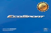 NOWY FORD ECOSPORT - ford-lodz.com.pl · Trend Wybrane standardowe wyposażenie zewnętrzne pojazdu • 16" stalowe obręcze kół z kołpakami • Reflektory halogenowe ze światłami